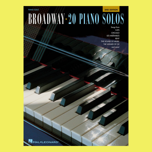 Broadway 20 Piano Solos Songbook (2nd Edition)