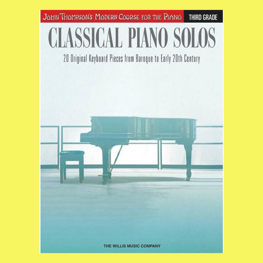 John Thompson's Classical Piano Solos - Third Grade Book