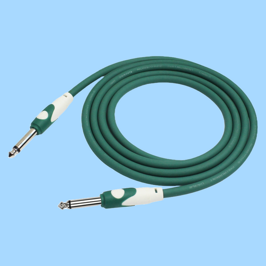 Kirlin 20ft Green Lightgear Instrument Cable