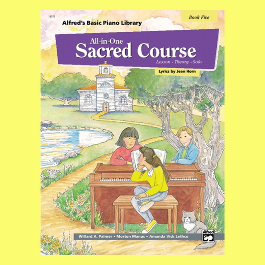 Alfred's Basic Piano Library - All-in-One Sacred Course Book 5