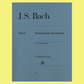 J.S Bach - Two Part Inventions Urtext Piano Book (Revised Edition).S