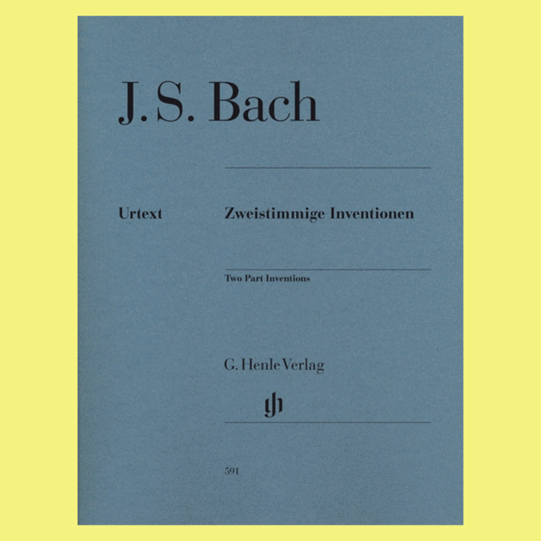 J.S Bach - Two Part Inventions Urtext Piano Book (Revised Edition).S