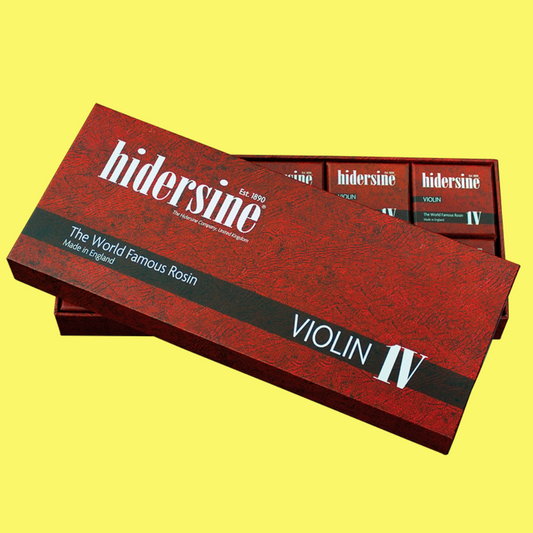 Hidersine Clear Violin Rosin - Light / Large Size x 10 Piece Box (Teacher Bundle)