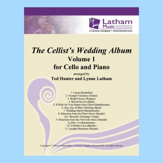 The Cellists Wedding Album Volum 1 For Cello Book with Piano Accompaniments