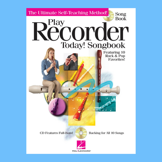 Play Recorder Today - Songbook Book/Cd