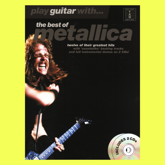 Play Guitar With Best Of Metallica Tab Book/Cd