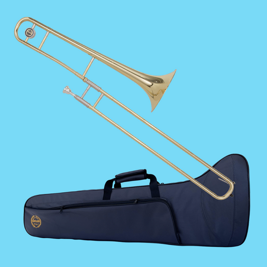 Grassi GRTRB150MKII Bb Gold Lacquer Trombone with Case