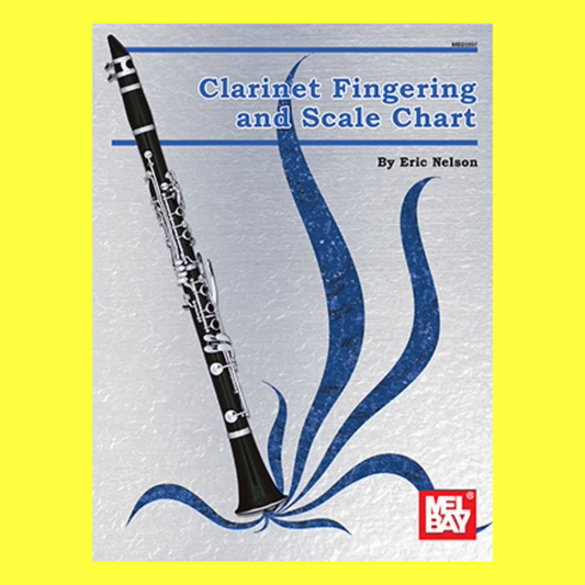 Clarinet Fingering and Scale Chart (22.23cm x 29.85cm)