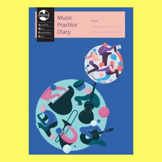AMEB Music Practice Diary - 2024 Azure Design Book