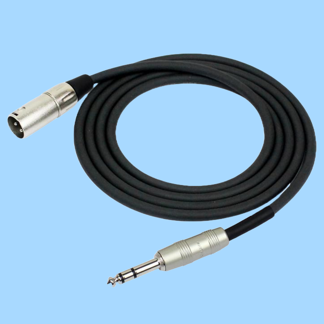 Kirlin KMP483PR-10  10ft Male XLR - 6.5 Stereo Jack Cable
