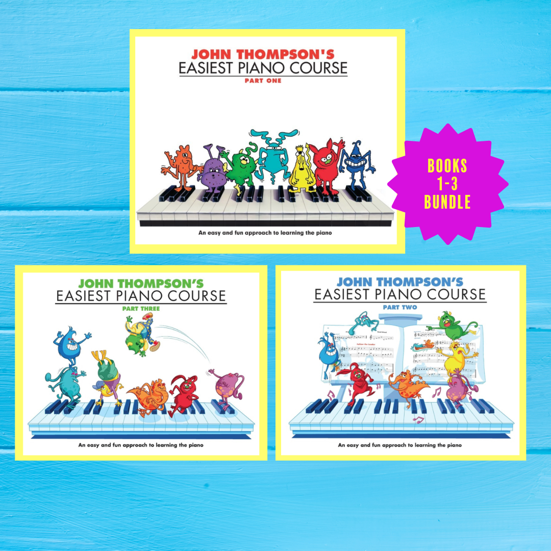 John Thompson's Easiest Piano Course - Beginner Bundle (Books 1-3) - IN STOCK