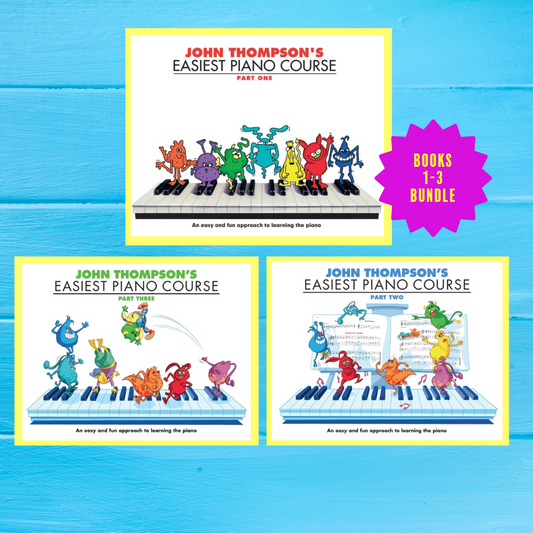 John Thompson's Easiest Piano Course - Beginner Bundle (Books 1-3) - IN STOCK