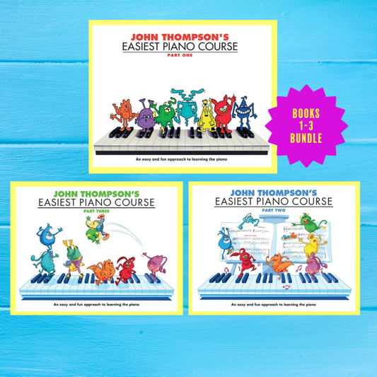 John Thompson's Easiest Piano Course - Beginner Bundle (Books 1-3)