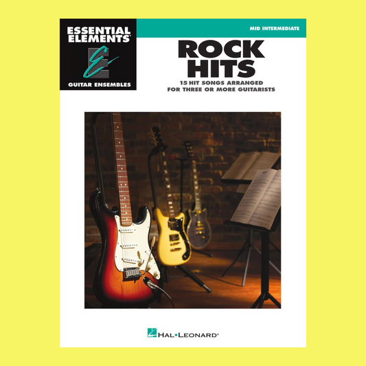 Essential Elements: Rock Hits Guitar Ensemble - Early-Intermediate Book
