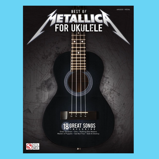 Best Of Metallica For Ukulele Book - 108 Pages of Uke Metal