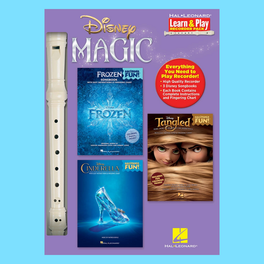 Disney Magic Learn & Play Book And Recorder Pack