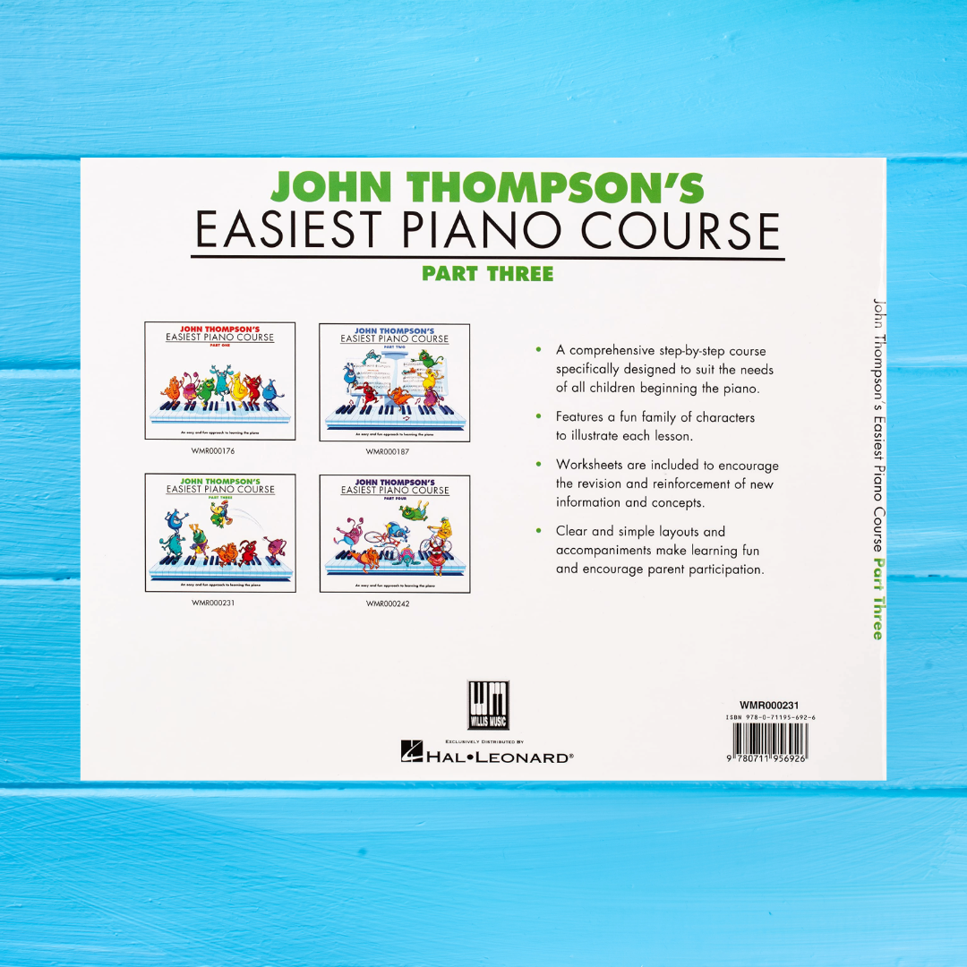 John Thompson's Easiest Piano Course - Beginner Bundle (Books 1-3)