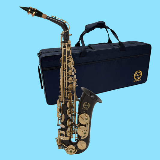 Grassi SAL700BK Black Lacquer School Series Eb Alto Saxophone (For Beginners)
