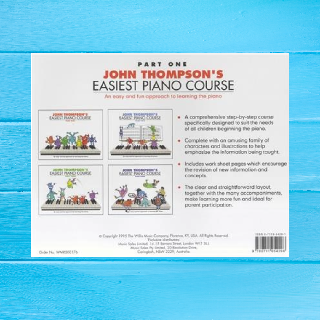 John Thompson's Easiest Piano Course - Beginner Bundle (Books 1-3)