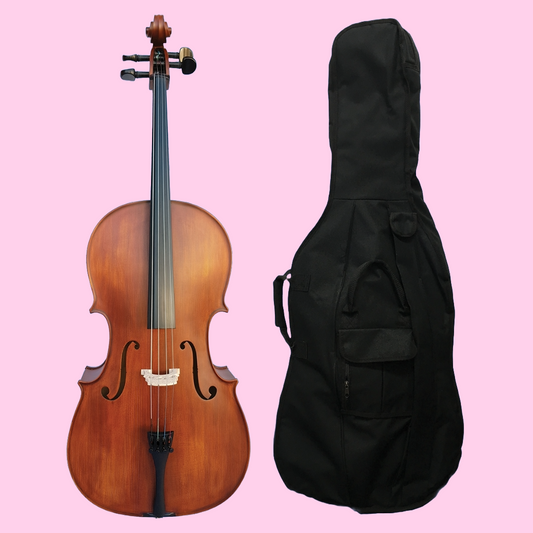 Vivo Student 1/8 Cello Outfit with Bow & Padded Bag (Beginner Cello)