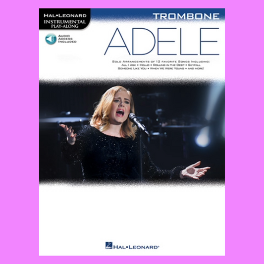 Adele - Play Along Trombone Book/Ola
