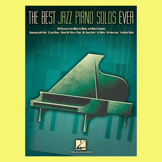 The Best Jazz Piano Solos Ever Book - 80 Solos