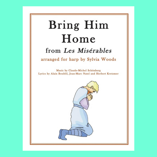 Les Miserables - Bring Him Home, Sheet Music Arranged For Harp