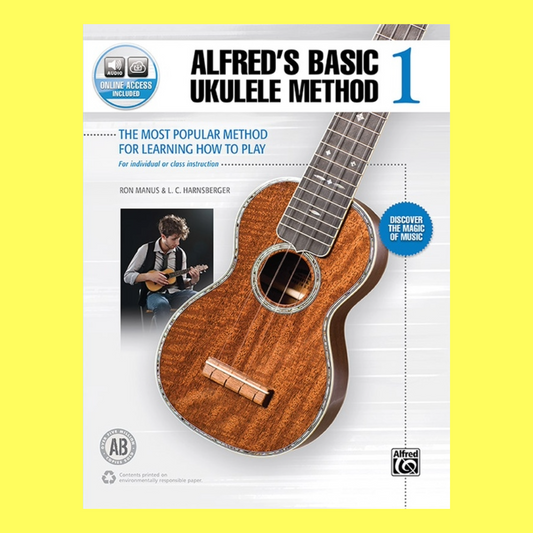 Alfred's Basic Ukulele Method 1 Book/Ola