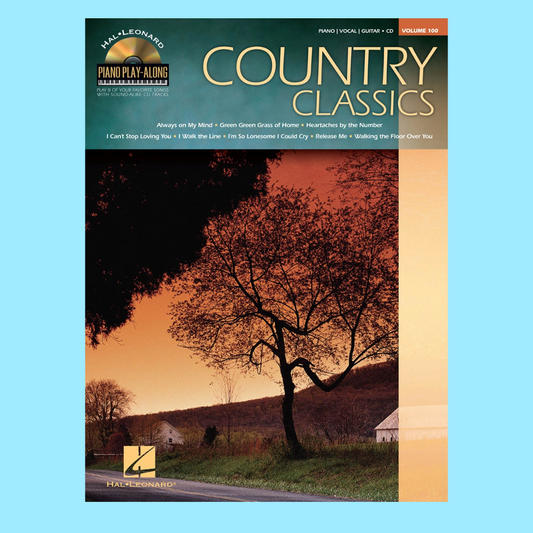 Country Classics Piano Play Along Volume 100 Book/Cd