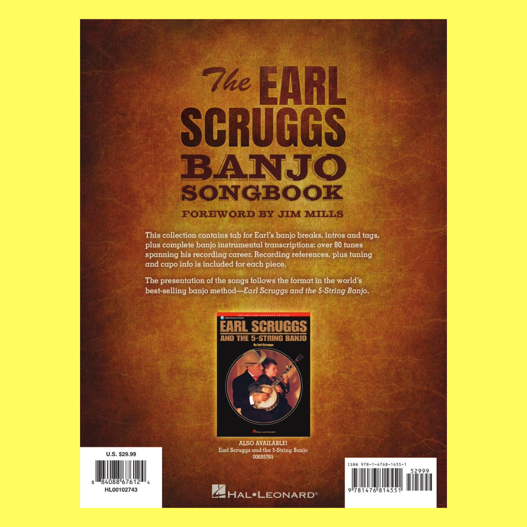 The Earl Scruggs Banjo Songbook Banjo Tab (80 Songs)