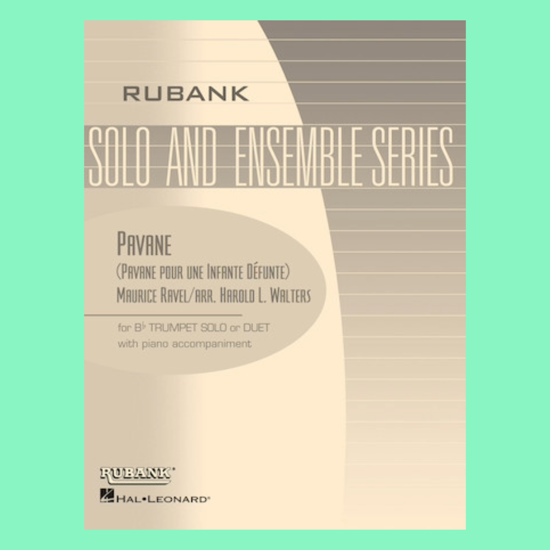 Pavane Pour Une Infante Defunte For Bb Trumpet with Piano Accomp Book