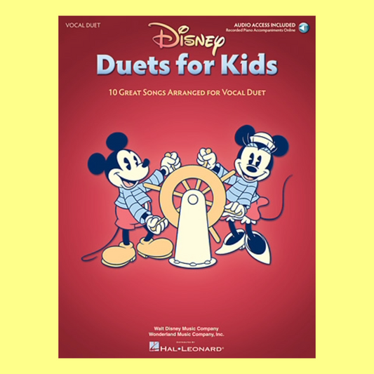 Disney Duets For Kids Vocal Duet Book/Ola