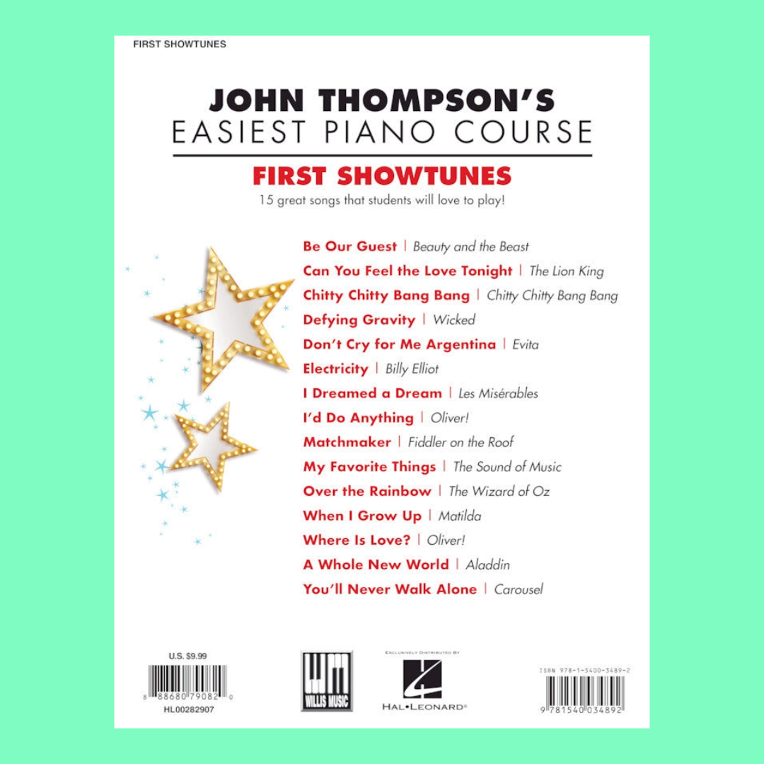John Thompson's Easiest Piano Course - First Showtunes Book