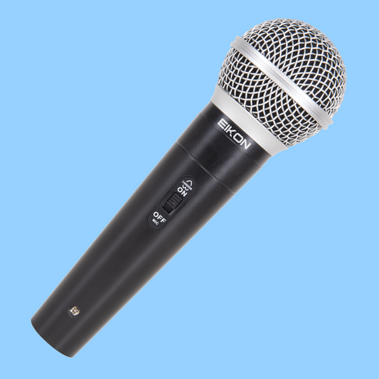 Eikon DM580LC Vocal Dynamic Microphone with Switch, Microphone Cable & Clip
