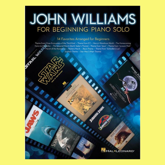 John Williams For Beginning Piano Solo Book