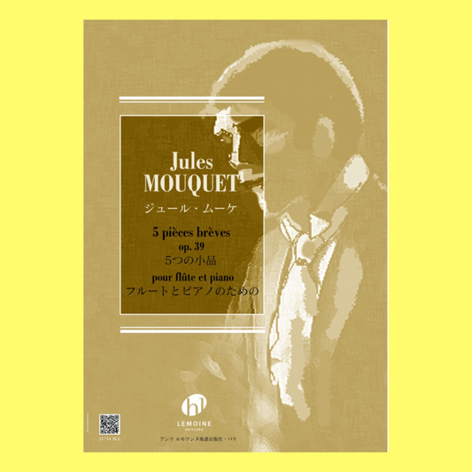 Jules Mouquet - 5 Pieces Breves Op 39 Flute and Piano Book