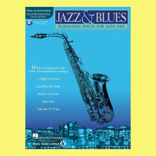 Jazz And Blues Play Along Alto Saxophone Book/Ola