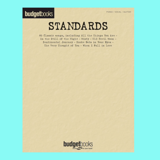 Budget Books Standards PVG Songbook (89 Songs)