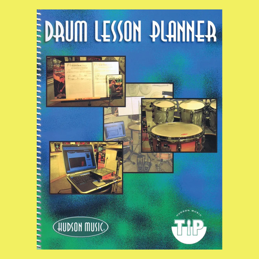Drum Lesson Planner Tip Program Book