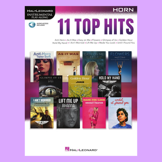 11 Top Hits for Horn Book with Play Along Audio