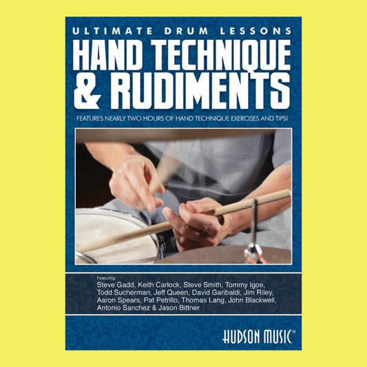 Ultimate Drum Lessons - Hand Technique & Rudiments Dvd