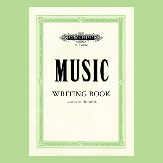 Edition Peters Music Writing Book 12 Stave (48 pages)