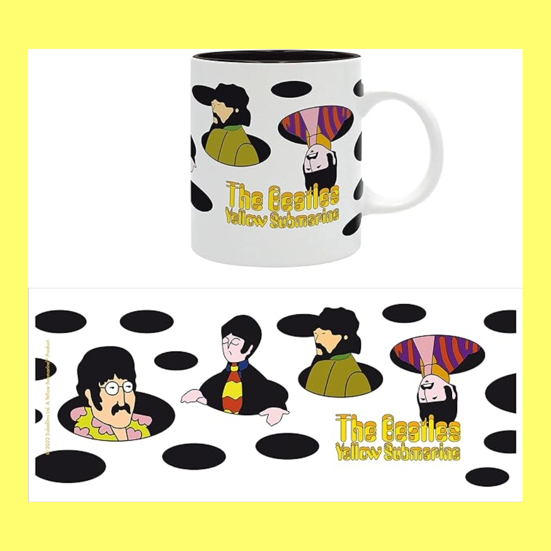 The Beatles - Yellow Submarine Sea of Hole Mug (325mls)