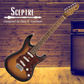 Sceptre Ventana Standard - Double Cutaway 3 Tone Sunburst Electric Guitar