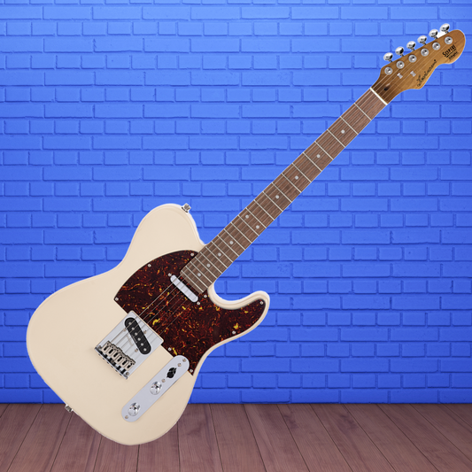 Sceptre Arlington - Standard Single Cutaway Olympic White Electric Guitar