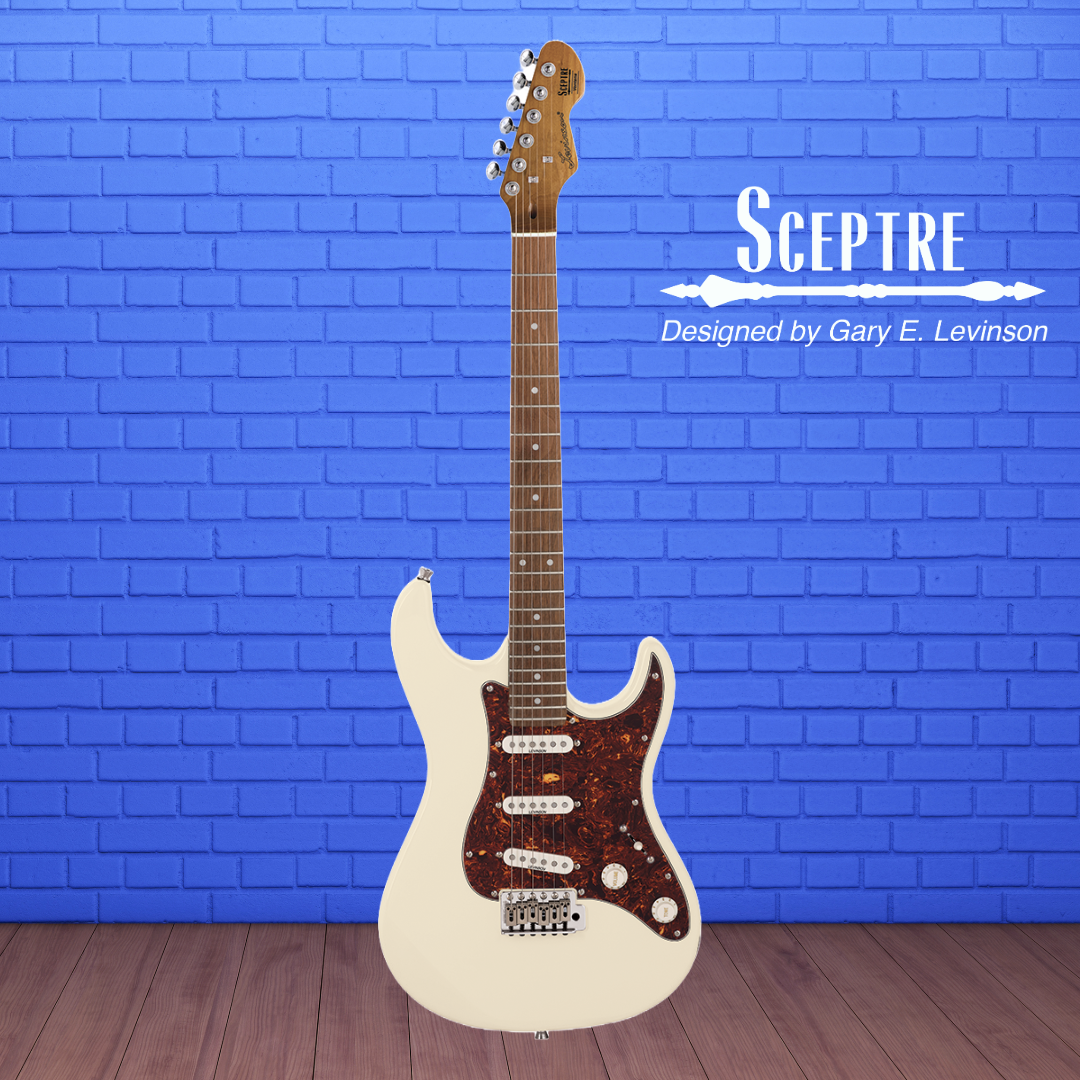 Sceptre Ventana Standard Double Cutaway Olympic Electric Guitar