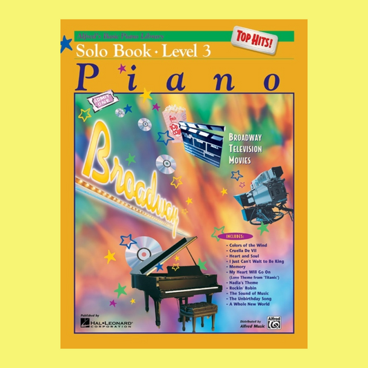 Alfred's Basic Piano Library - Top Hits Solo Book Level 3