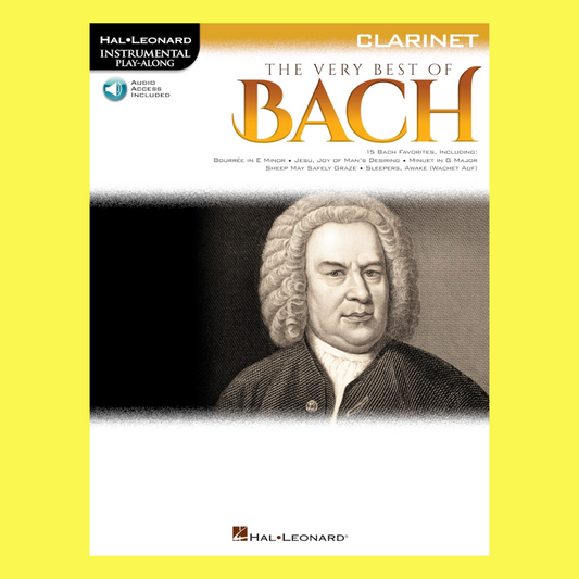 The Very Best Of Bach For Clarinet Play Along Book/Ola