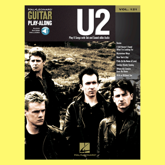 U2 - Guitar Play Along Volume 121 Book/Ola
