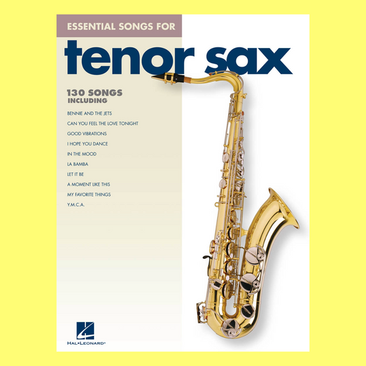 Essential Songs For Tenor Saxophone Book
